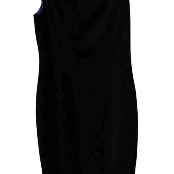 Marc NY Dress Womens Size 6 Black Sleeveless LIned Zip Close Pencil Straight - Picture 4 of 8